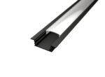 PROFIL BANDA LED NEGRU 2M (pret pentru 2m)