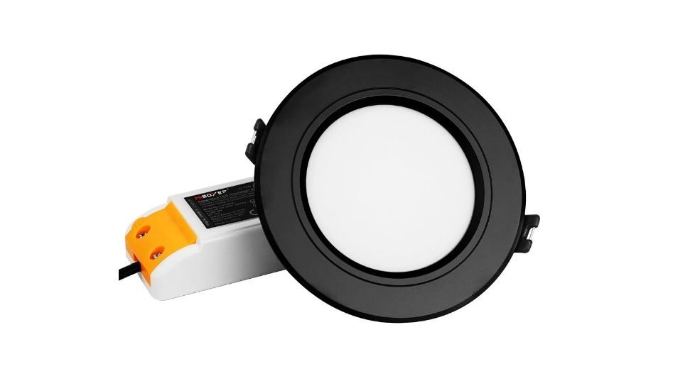 spot-led-rgb-cct-milight-bandaculed Spot Led 2.4GHz RGB+CCT LED Downlight 6W - Black - imagine 1